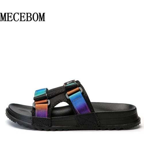 Summer New Men Slippers Big Size 36-46 Couples Casual Shoes Slip-on Outdoor Trend Slippers Non-slip Flat Shoes Men Flip Flops