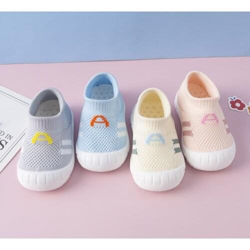 Baby Boy Girl Toddler Shoes Non-Slip Sock Floor Foot Short Knitting Toddler 5Size 0-2Years Keding