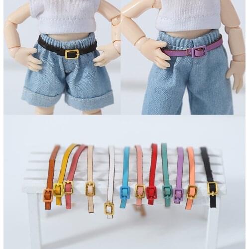 Ob11 Doll Cowhide Belt for Obitsu11, GSC, Body9, YMY, DDF, 1/12bjd Doll Accessories