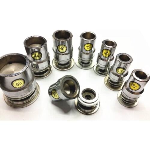 0.9mm~5.0mm fabric covered button machine button tool Press machine mushroom surface Die Mold tool