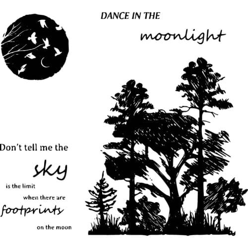 DABOXIBO Forest Clear Stamps Mold For DIY Scrapbooking Cards Making Decorate Crafts 2020 NEW Arrival