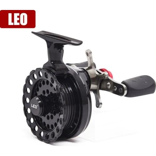 LEO DWS60 4 + 1BB 2.6:1 65MM Fly Fishing Reel Wheel with High Foot Fishing Reels Fishing Reel Wheels