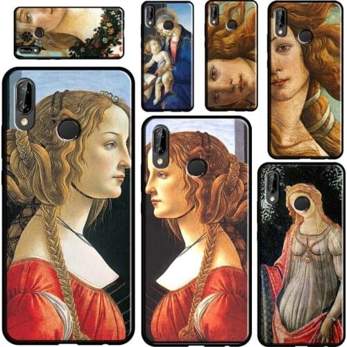 Sandro botticelli Renaissance art For Huawei Nova 5T Mate 20 Lite P Smart 2019 2021 Case For Huawei P30 P40 Lite P10 P20 Pro