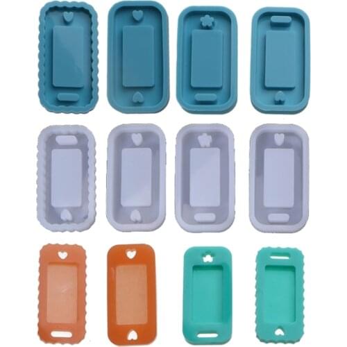 Note Card Label Card Key Chain Silicone Mold Applied in Microwave Oven Refrigerator Suitable for Freezer and Dishwasher