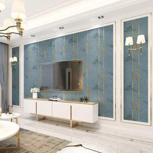 Modern 3D Stereo Fashion Horizontal Vertical Stripes Wallpaper Living Room TV Sofa Bedroom Home Decor Wall Paper Roll Tapety 3 D