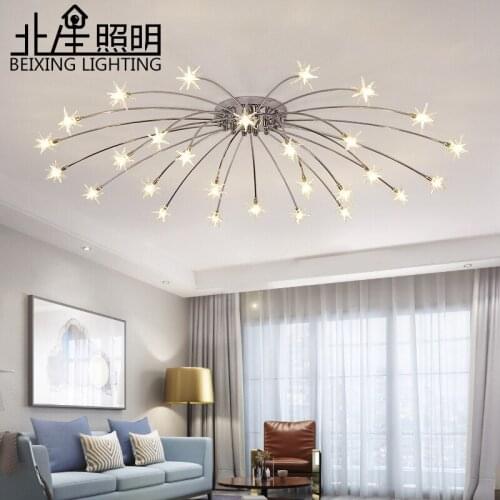 Modern K9 Crystal LED Flush Mount Ceiling Chandelier Lights Fixture Gold Black Home Lamps for Living Room Bedroom Kitchen