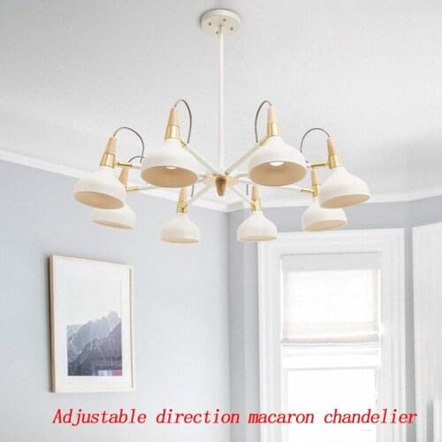 Modern Nordic style LED chandelier E27 bedroom living room chandelier fashion lighting indoor light