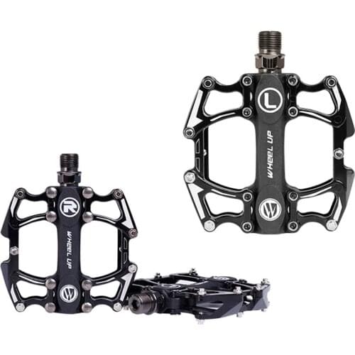 Wheel up 4 Bearings Bicycle Pedal Anti-slip Ultralight MTB Mountain Bike Pedal Sealed Bearing Pedals Bicycle Accessories