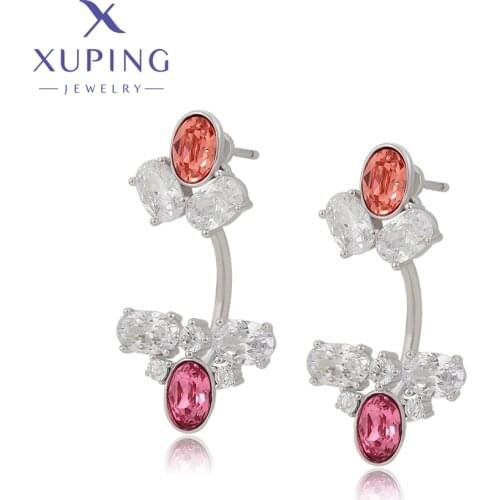 Xuping Jewelry Charms Styles Crystals Earrings for Women Special Design Gift 20075