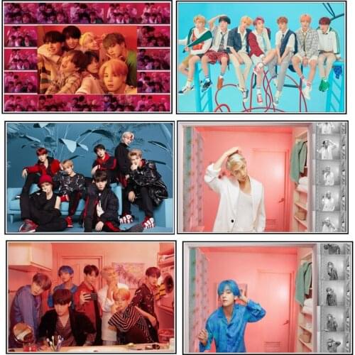 South Korean Bangtan Boy Singer Canvas Poster Print Modern Home Decor Wall Art Painting Nordic Living Room Decoration Picture