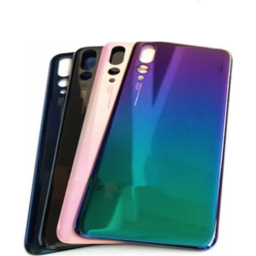 P20Pro Original Rear Housing For Huawei P20 Pro Back Cover Repair Phone Replace Battery Door Case + Logo Sticker