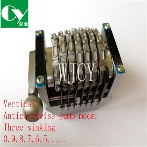 Heidelberg GTO Machine Parts 7 Digits Vertical Numbering Machine Three Sinking