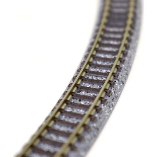 1:160 N Scale Model Train Track Plastic Railroad Model Train Toy Miniature Diorama Train Scene Making Material Railway Track Kit