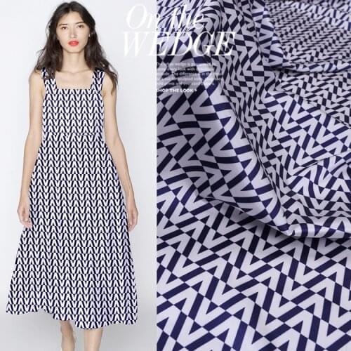 140CM*50CM thickness 19m summer digital printing mulberry silk stretch satin fabric stretch satin shirt silk fabric