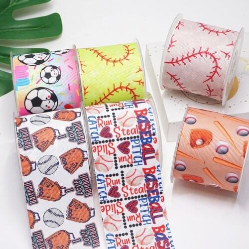 3 Inch 75 mm Cartoon Printed Grosgrain Ribbons For Hair Bows Craft Suppliers 54065