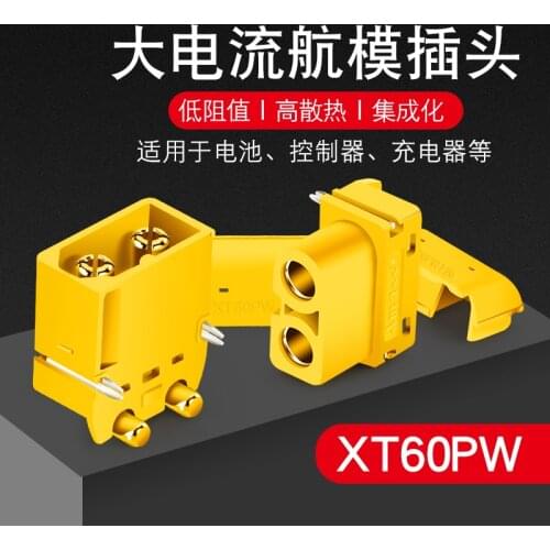 90 Degree Pin Connector for Xt60pw Plug Horizontal Circuit Board 30A Large Current