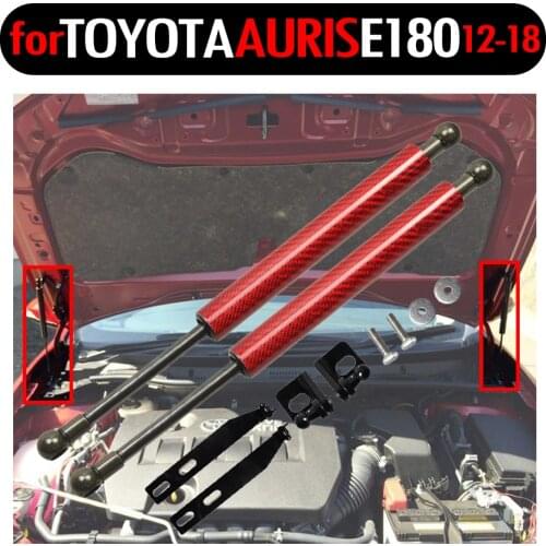 Lift Support Shock Damper for Toyota Auris E180 2012-2018 Bonnet Modify Gas Struts Absorber Carbon Fiber