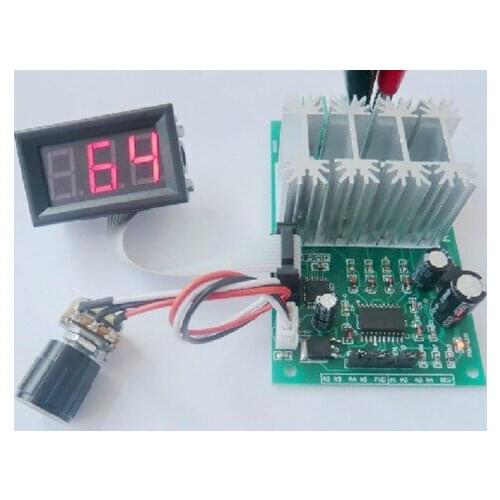 Free Shipping Digital 30A H-bridge DC motor speed controller / HY-SXZFZ-30A/9V12V24V Reversible