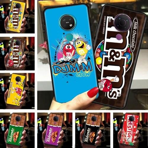 M&Ms Chocolate Nutella Bottle Cover for Nokia 5.4 7.2 3.4 5.3 2.3 3.2 8.3 5G 2.4 2.2 4.2 1.3 1.4 C20 G20 X20 Phone Case Coque