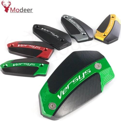 For KAWASAKI Versys 650 2007-2019 versys 1000 2015-2018 Versys1000 Rear Brake Fluid Reservoir Guard Protector Oil Cup Cap Cover