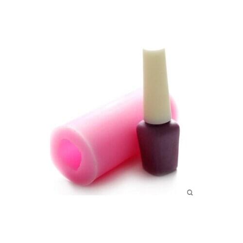 Hot Valentines day gift Nail Polish/Cosmetic chocolate mold silicon fondant Cake decoration mold wholesale fondant mold