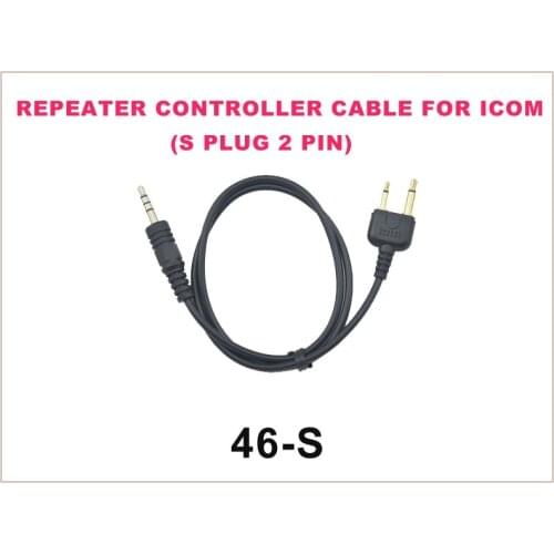 46-S Repeater Controller cable FOR ICOM (S plug 2pin)