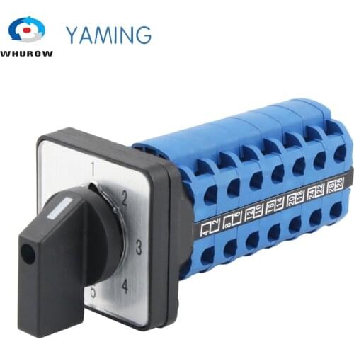 LW26-20/7 Seven Positions 7-section Combined Power Supply Voltage Switching Seven-channel Dual-wire Selective Cam Switch