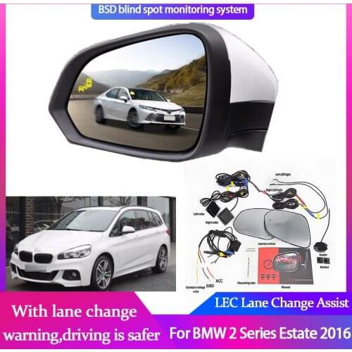 Millimeter Wave Radar Blind Spot Monitoring BSA BSD BSM for BMW 2 Series Estate 2016 Assist Driving Parallel Lane Change Assist