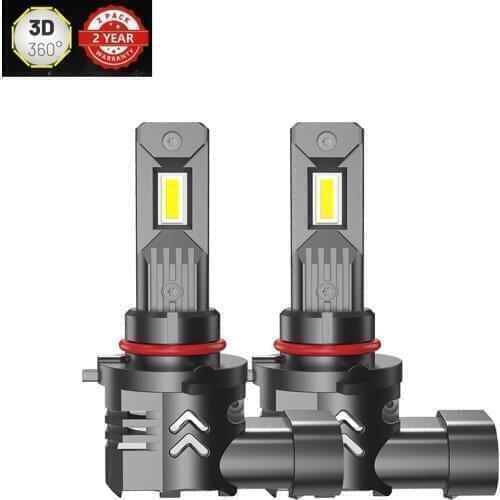 Mini H11 LED Samsung CSP Chip Car Lamps Headlight Bulb H4 Led H8 H7 Fog Light HB3 9005 HB4 9006 6000K Luces Led Para Auto 12V DC