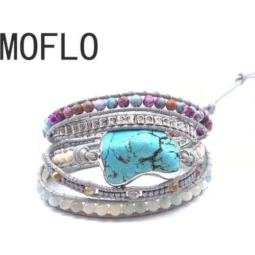 Кожаные браслеты MOFLO China At AliExpress