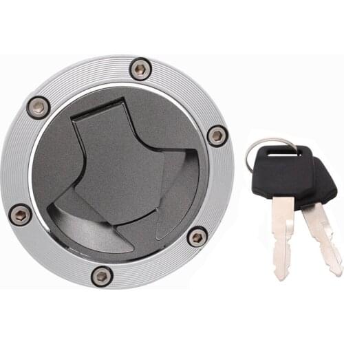 Motorcycle Fuel Gas Tank Cap Cover Lock w/Key For Kawasaki Ninja 250R EX250 2008-2012 2009 2010 2011 Ninja 300 EX300 2013-2014