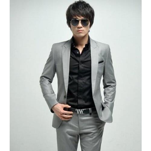 Mens Brand Suits New Style Groom Business Suits Men Wedding Dress Suit Sets Jackets + Pants FS-007