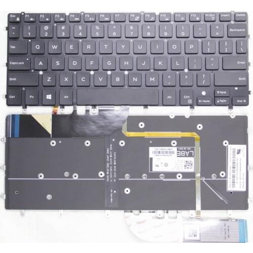 100%New Original US FOR DELL XPS 13 9343 9350 9360 Inspiron 13 7347 N7547 N7548 7348 7352 7353 P41F P54G P57G English keyboard