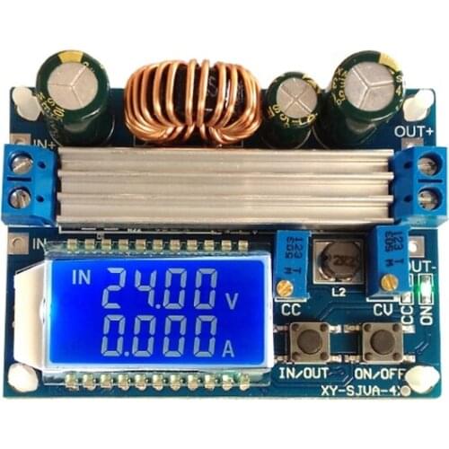 4A Converter Module Adjustable Boost Board With LCD Display