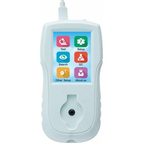 Handheld hemoglobin test meter with hemoglobin test strips