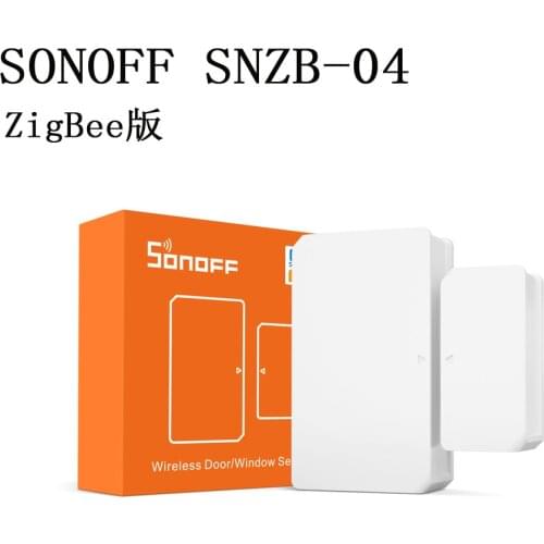 SONOFF SNZB-04 ZigBee wireless door/window sensor detector works with EWeLink APP smart home anti-theft device to turn on/off