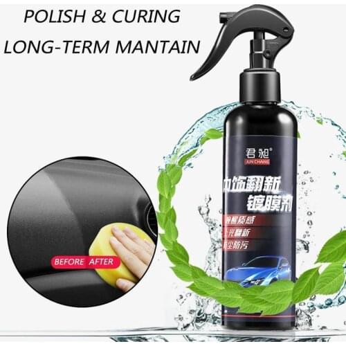 Car Seat Leather Restoreration Plastic Restore Renew Tool Car Agent Tire-wheel Interior Wax Cleaning Refurbishing Car Spray D3V3