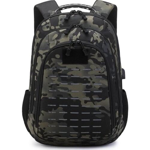 Outdoor Tactical Backpack Military Army Molle Assault Rucksacks Mens Hunting Hiking Fishing Travel Waterproof Camo Bag