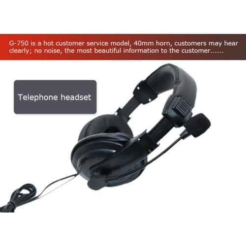 High Quality 3.5mm Single Jack Headset Stereo Noise Reduction Game Adjustable Headset With Microphone For PC Laptop Computer