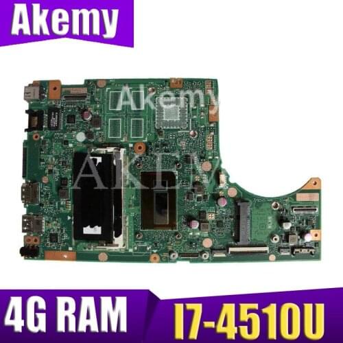 XinKaidi TP500LA/TP500LN Laptop motherboard for ASUS TP500LA TP500LN TP500LD TP500L TP500 Test original mainboard 4GRAM I7-4510U