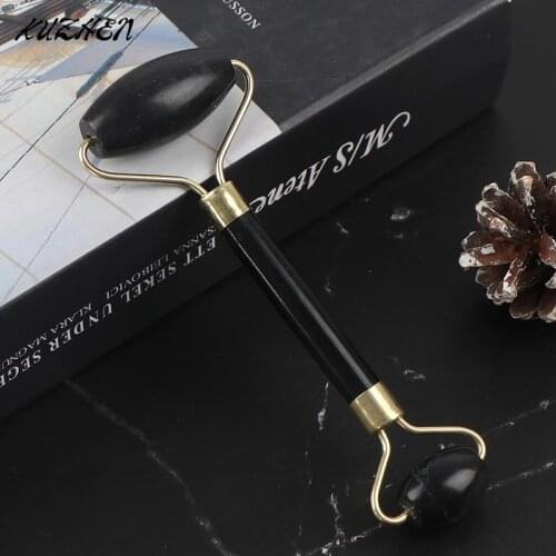 1 Pcs Portable Pratical Facial Massage Roller Natural Jade Anti Wrinkle Face Slimming Shaper Body Foot Relaxation Beauty Tool