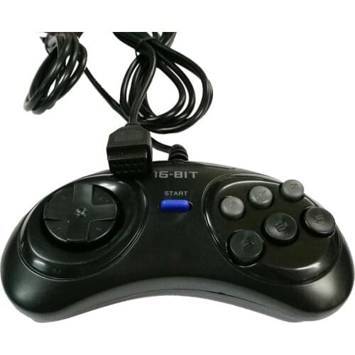 10 pcs Game controller for SEGA Genesis for 16 bit handle controller 6 Button Gamepad for SEGA MD Game Accessories