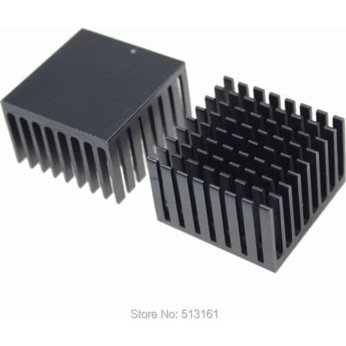 2 Pieces/lot 37x37x24mm Aluminum Heatsink Heat sinks Radiator Cooling Fins For PC