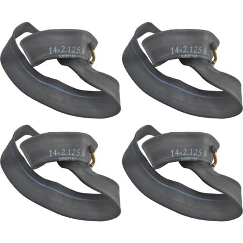 4Pack Bike Tires Bend Gas Nozzle Bicycle Inner Tube 14X2.125AV Road MTB Bike Interior Tire Tube