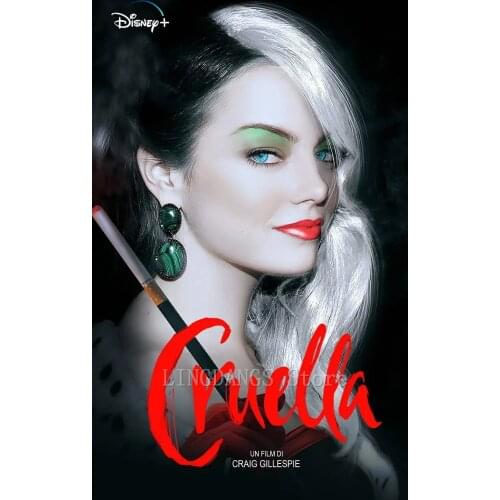5d Diy Diamond Painting Cruella Disney Movie Posters Black And White Witch Diamond Mosaic Embroidery Cross Stitch Art Home Decor