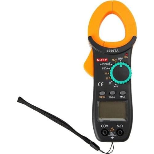600A Digital Amper Clamp Meter Multimeter Current Clamp Pincers Voltmeter Ammeter Ohm Current Voltage Tester Electrical Tester