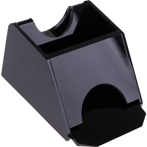 Black Acrylic One Deck Poker Blackjack Dealer Dealing Shoe Casino Equipment