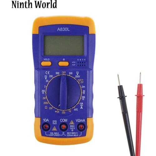 Ninth World A830L digital multimeter LCD Digital Multimeter DC AC Voltage Diode Freguency Multitester