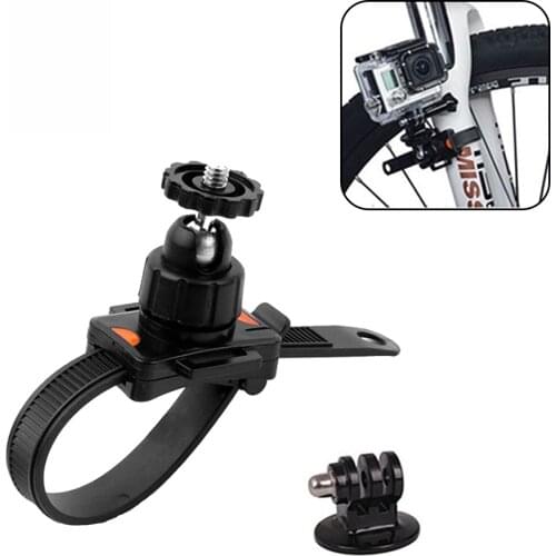 High Quality 360 degree rotata Bicycle Motorcycle Belt Mount Holder Clip Bracket Clamp For Gopro Hero 9 8 7 6 5 4 xiaomi yi 4K