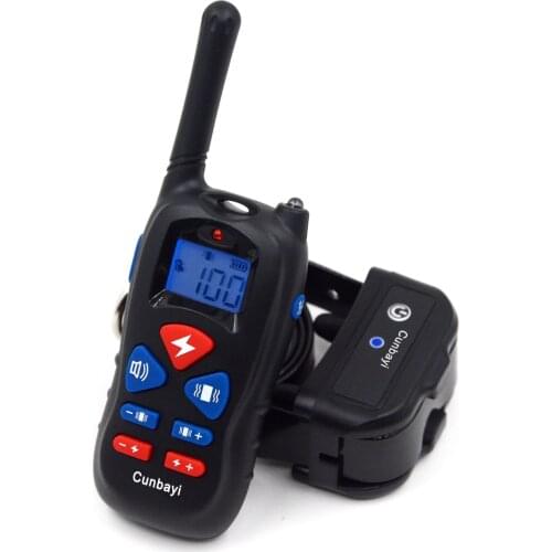 Electric Dog Training Collar With Remote Shock Anti Bark E Collar Behavioral Train Device IP67 Waterproof For 1 or 2 Dogs